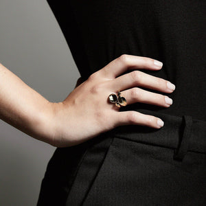 Hollis Gold Plated Statement Ring