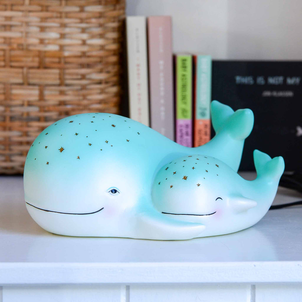House of Disaster Mother and Baby Whale Lamp