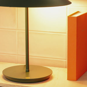 Hubsch Green Metal Table Lamp base