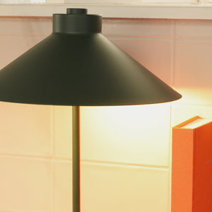 Hubsch Green Metal Table Lamp on