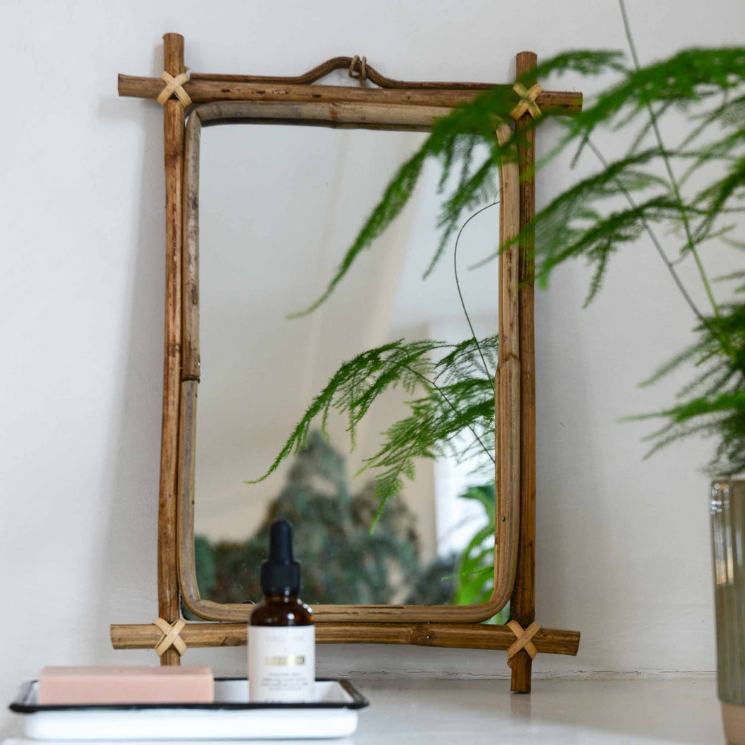 IB Laursen Bamboo Edge Mirror Medium