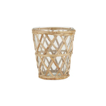 Load image into Gallery viewer, IB Laursen candle holder tealight bamboo braid