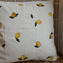 Load image into Gallery viewer, Broste Lemon Cushion