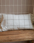 Alma Rectangle Grid Cushions / 35 x 65cm