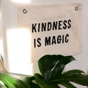 Imani Collective Kindness is Magic Banner in Natural
