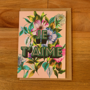 Max Made Me Do It Je T'aime Card