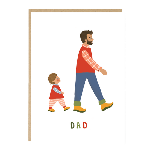 Jade Fisher Walking Dad Card 