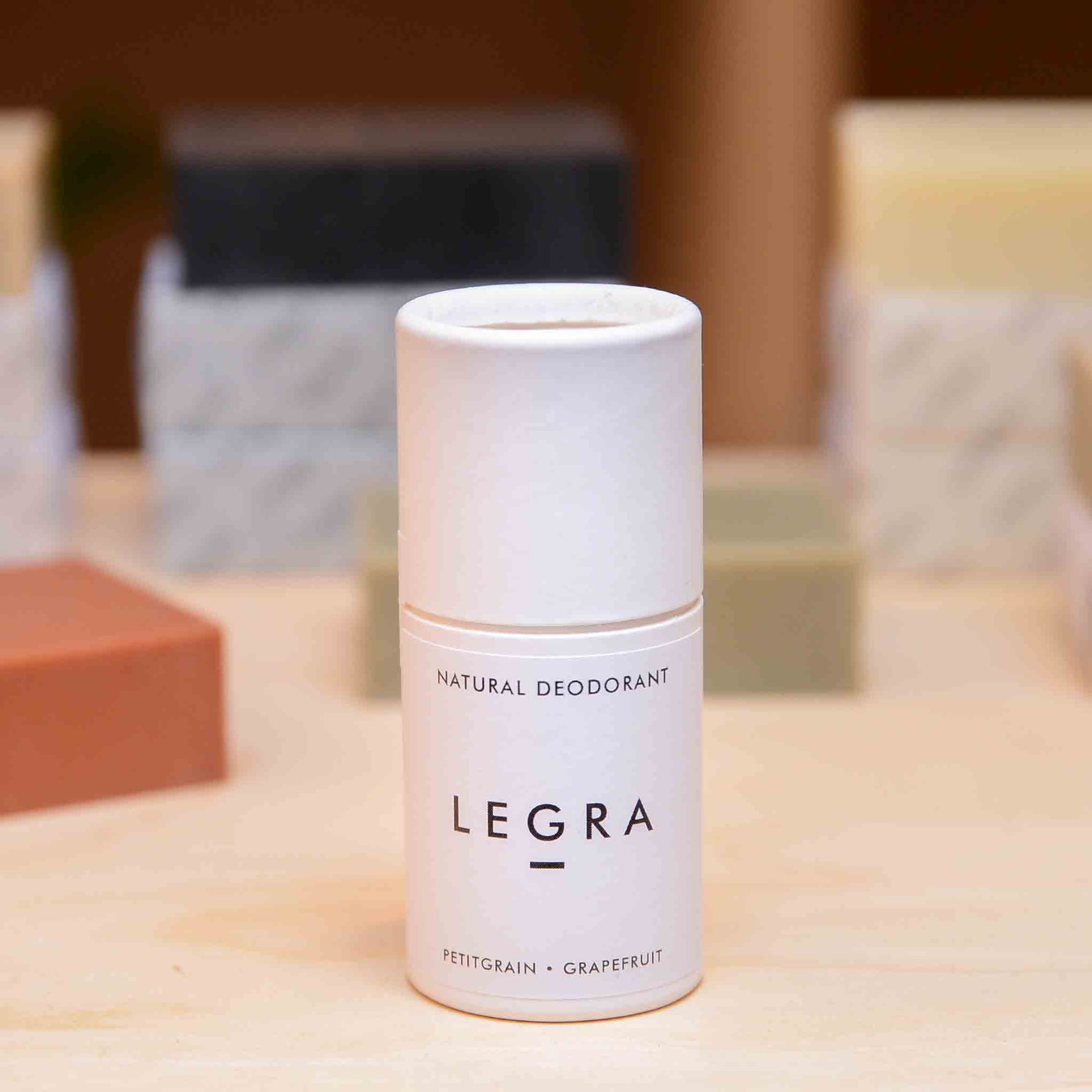 Petitgrain, grapefruit & pine natural deodorant