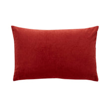 Load image into Gallery viewer, Lilac and Red Corduroy Cushion with Filler HK Living