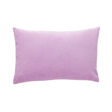 Load image into Gallery viewer, Lilac and Red Corduroy Cushion with Filler HK Living