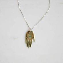 Load image into Gallery viewer, Lima Lima Brass Palm Necklace