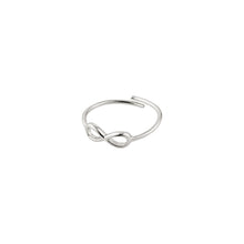 Load image into Gallery viewer, Lulu Infinity Silver Plated Stacking Ring
