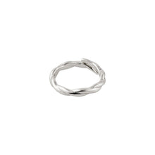 Load image into Gallery viewer, Lulu Rope Silver Plated Stacking Ring
