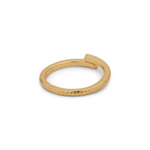 Load image into Gallery viewer, Lulu Textured Gold Plated Stacking Ring