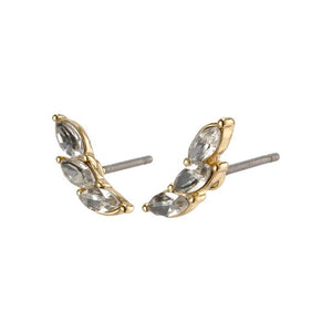 Mathilde Gold Plated Crystal Earrings