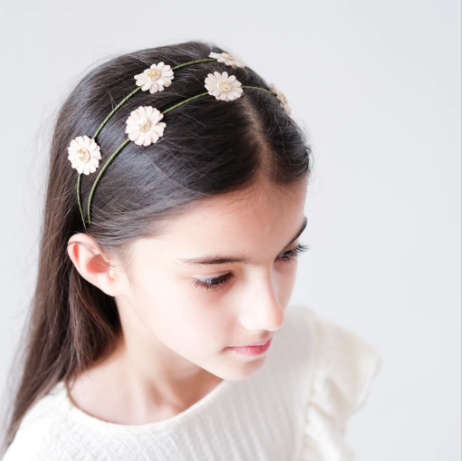 Mimi and Lula Double Daisy Alice Band | Kids headband