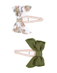 Mimi and Lula Tatiana Bow Hair Clip Set