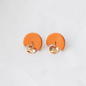 Annabelle earrings in orange from pepper you