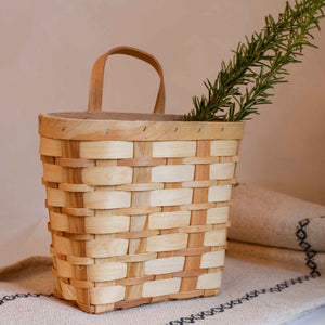 IB Laursen Chip Wood Wall Basket