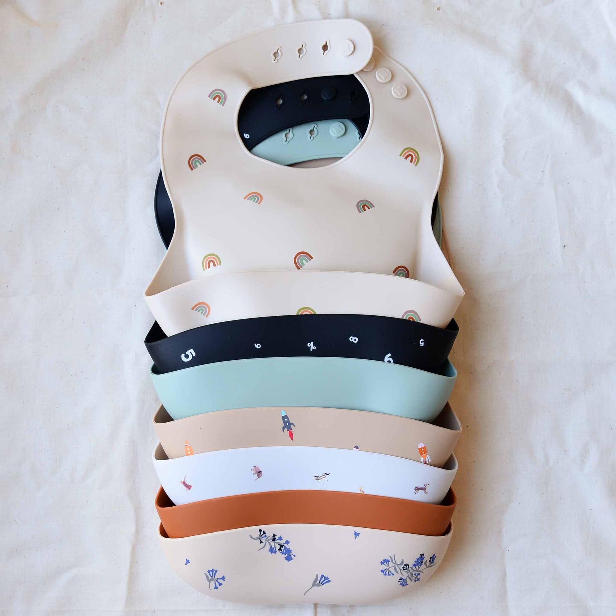 Mushie Silicone Bib