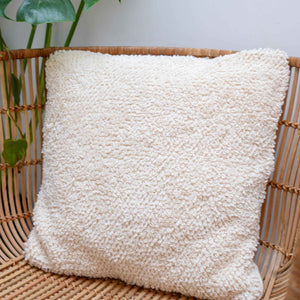 Nordal Lyra Knitted Cushion Cover Large in Off White