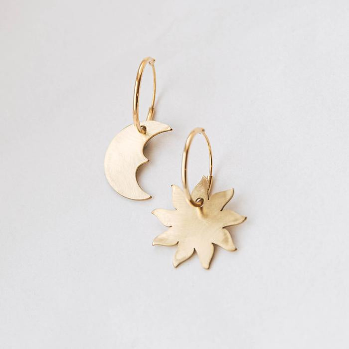 Sun Moon Earrings