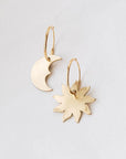 Sun Moon Earrings