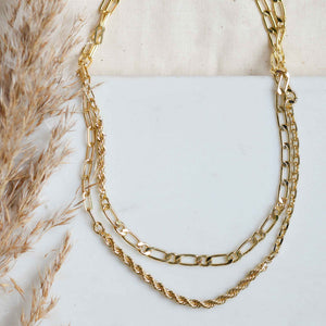 Pilgrim Happy Chain Gold Plated Necklace