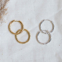 Load image into Gallery viewer, Pilgrim Ariella Hoop Earrings in Gold or Silver