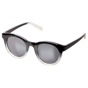 Tamara Black Gradient Frame Sunglasses with Round Lenses