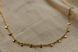 Panna Gold Plated Small Charm Necklace