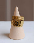 Pilgrim Kelly Snake Chain Rings 2-in-1 Gold plated