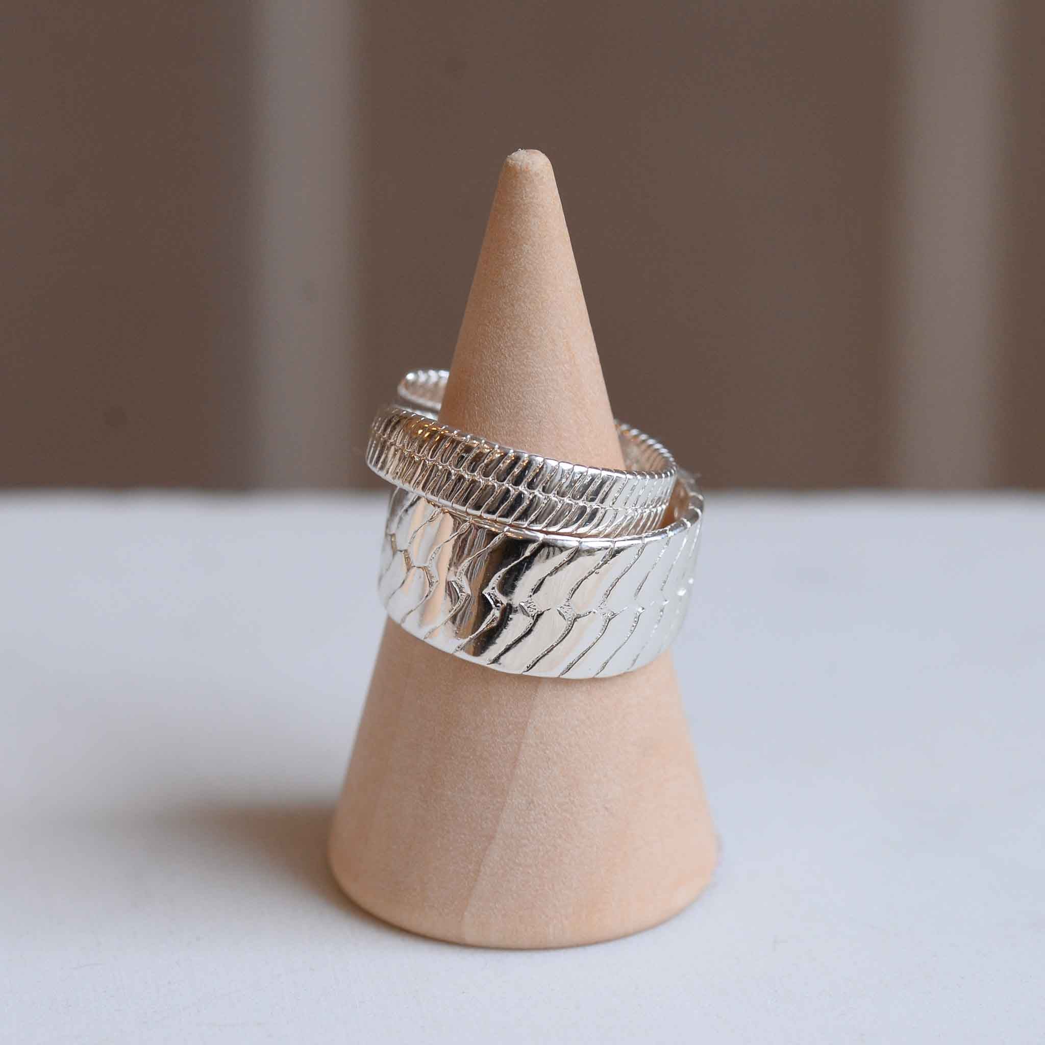 Pilgrim Kelly Snake Chain Rings 2-in-1 Silver plated – Mon Pote