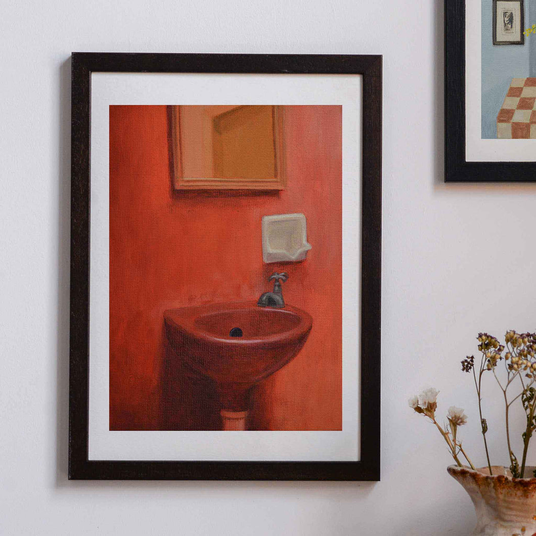 Beth Kaye 'Red Sink' Print Two Sizes
