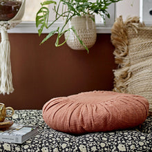 Load image into Gallery viewer, Round-Orange-Cotton-Cushion