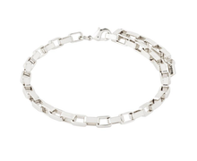 Load image into Gallery viewer, Pilgrim Clarity Cable Chain Bracelet Silver-Plated