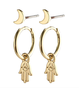 Pilgrim Nyla Earrings Gold Plated