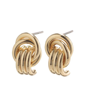 Load image into Gallery viewer, Pilgrim Dorris Gold Plated Earrings