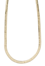 Load image into Gallery viewer, Pilgrim Noreen Flat Snake Chain Necklace Gold-plated