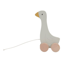 Load image into Gallery viewer, Wooden Pull Along Goose