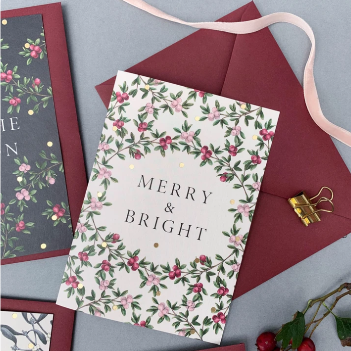 Catherine Lewis, Merry & Bright Christmas card