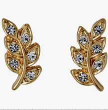 Load image into Gallery viewer, Pilgrim Imogen Gold Plated Earrings with Crystals