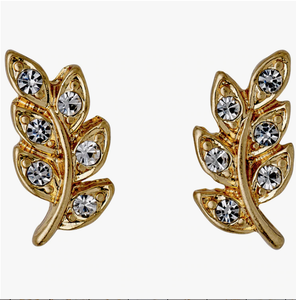 Pilgrim Imogen Gold Plated Earrings with Crystals