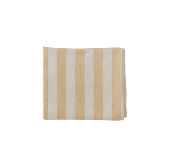 oy oy living yellow stripe table cloth