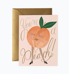 Rifle Paper You're a Peach Card