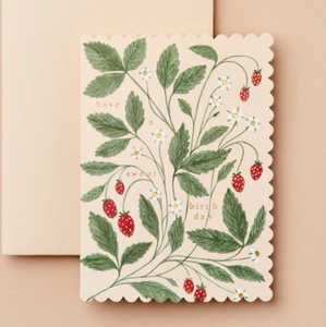 Wanderlust Paper Co. Strawberry Birthday Card