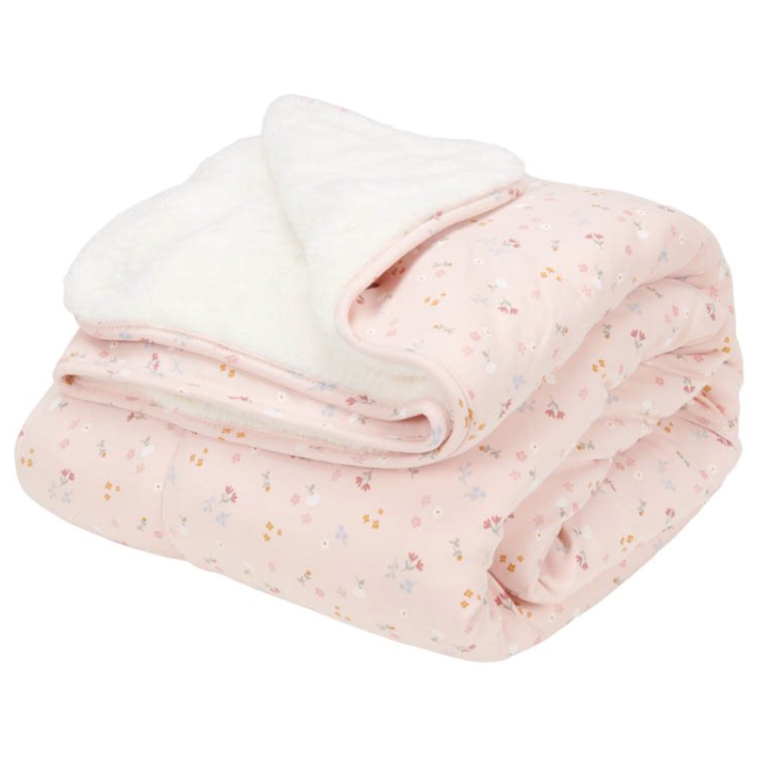 Bassinet Blanket / Pink Flowers