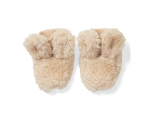 Load image into Gallery viewer, Teddy Baby Booties in Sand / Various Sizes