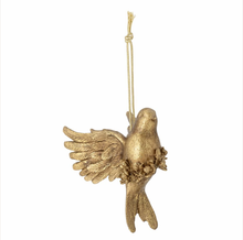 Load image into Gallery viewer, Gold Dove Hanging Decoration