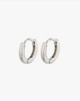 Arnelle Small Silver Plated Hoops